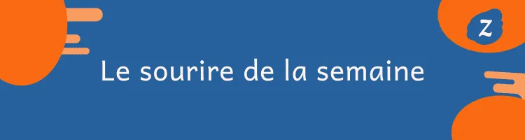 Bandeau catégorie le sourire de la semaine