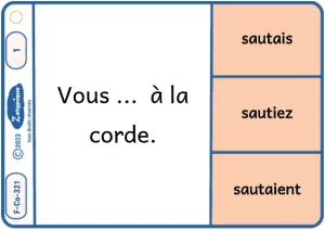 Conjuguer les verbes du 1er groupe à l’imparfait