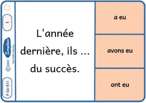 Conjuguer avoir au passé composé