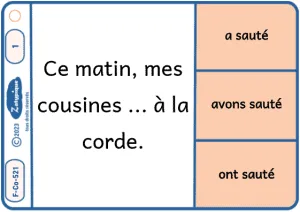 Conjuguer les verbes du 1er groupe au passé composé