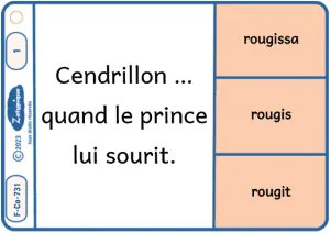 Conjuguer les verbes du 2e groupe au passé simple