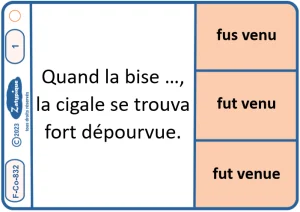 Conjuguer les verbes au passé antérieur avec l'auxiliaire être