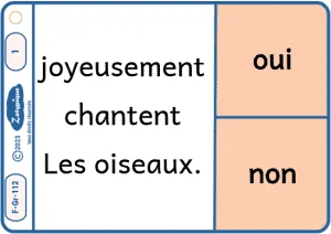 Distinguer les phrases des non-phrases