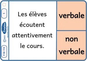 Dire si une phrase est verbale ou non verbale