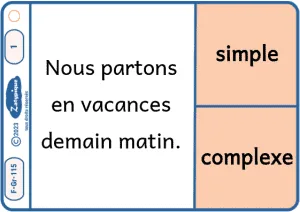Dire si une phrase est simple ou complexe