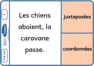 Reconnaître des propositions juxtaposées ou coordonnées