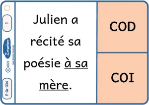 Distinguer un COD d'un COI