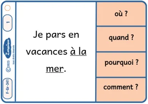 Savoir trouver le CC en posant la question où quand pourquoi comment