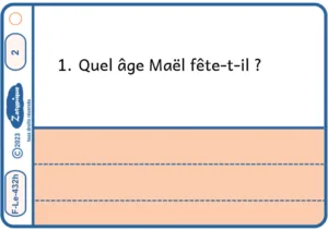 Répondre à des questions explicites sur un texte de 15 lignes en rédigeant la réponse 2