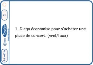Répondre à des questions explicites sur un texte d'une page vrai faux