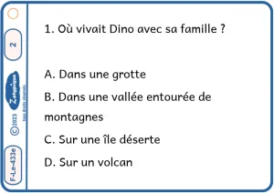 Répondre à des questions explicites sur un texte d'une page QCM 2