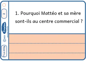 Répondre à des questions explicites sur un texte d'une page en rédigeant la réponse
