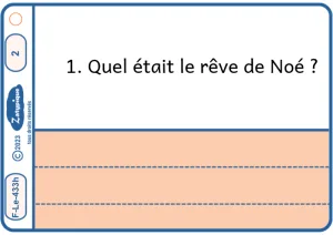 Répondre à des questions explicites sur un texte d'une page en rédigeant la réponse 2