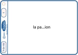 Écrire les mots en -tion