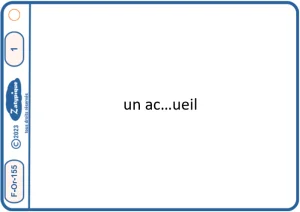 Doublement de la consonne ac ap af ef of