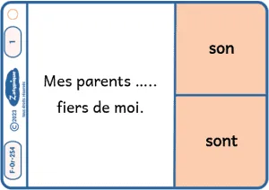 Distinguer son et sont