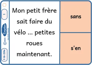 Distinguer sans et s'en