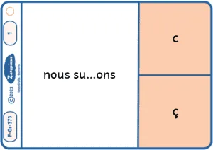 Écrire c ou ç