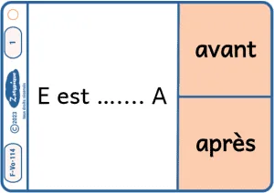 Dire si une lettre est avant ou après une autre