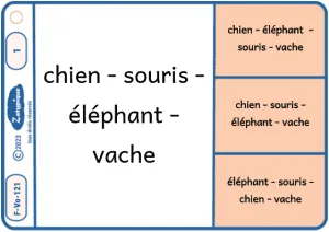 Classer des mots dont la première lettre est différente