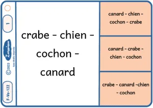 Classer des mots dont la première lettre est semblable