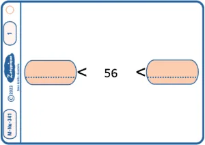 Écrire le nombre précédent et suivant pour les nombres jusqu’à 100