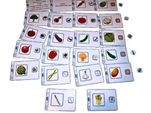 Associer deux images identiques légumes