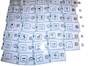 Associer deux images identiques consignes avec mots